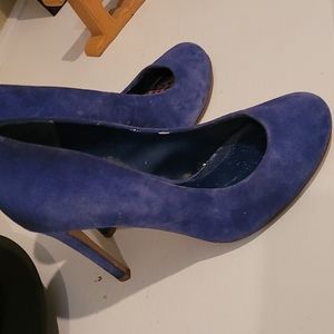 Heels blue size 5